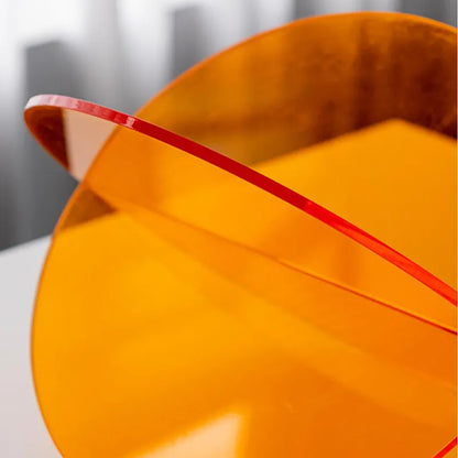 Étagère de rangement en acrylique coloré pour livres