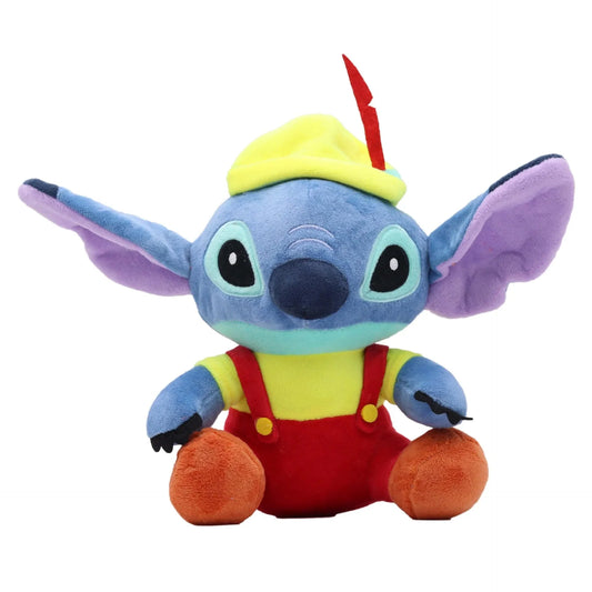 Poupée en peluche Disney Stitch écologique - Animal en peluche doux, 20 cm-25 cm (7,8-9,8 pouces) Cadeau pour les anniversaires des enfants