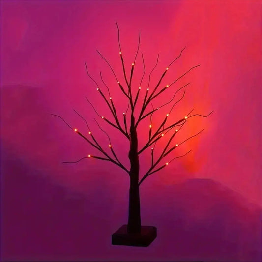 BirchLight - Lampe Arbre Bouleau Halloween Déco Intérieure