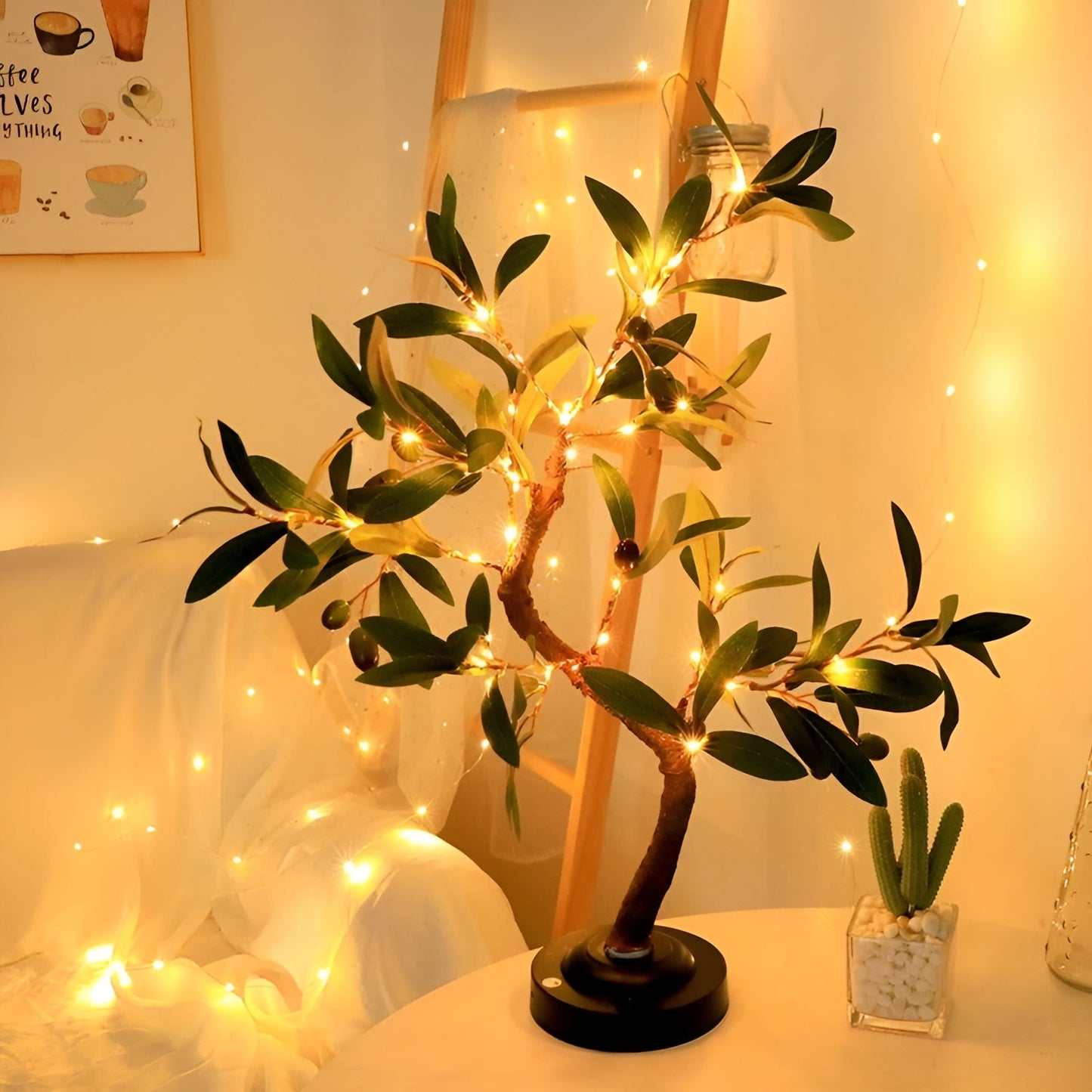 Lampe Arbre Magique avec - Éclairage LED Étincelant