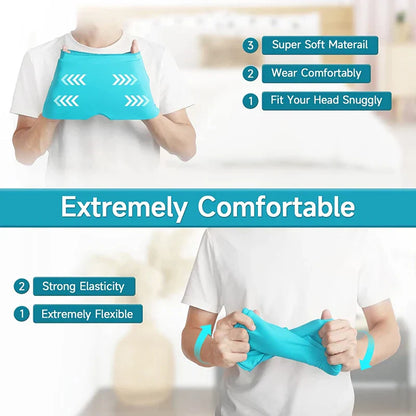 Casquette de soulagement des migraines en gel rafraîchissant - Chapeau de thérapie contre les maux de tête ajustable pour un confort ultime et un soulagement apaisant