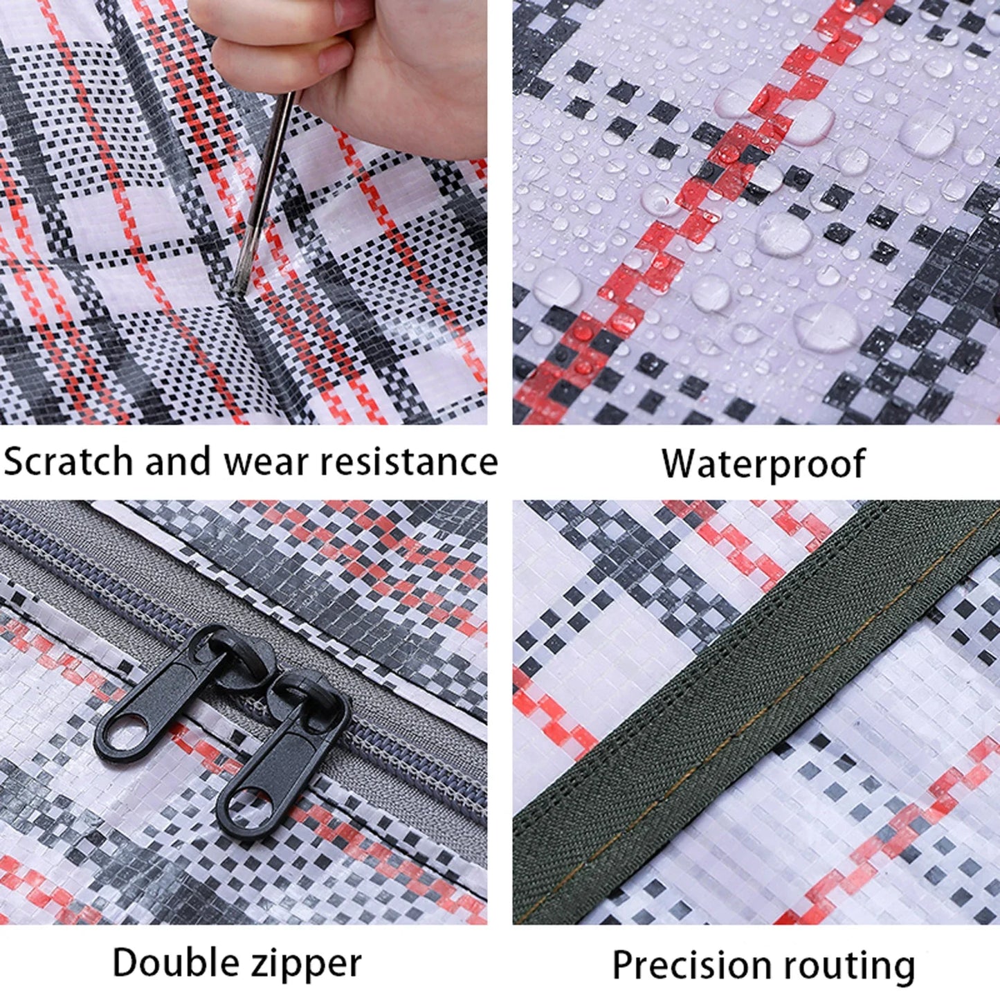 Sac de voyage tissé : Résistant aux rayures et imperméable