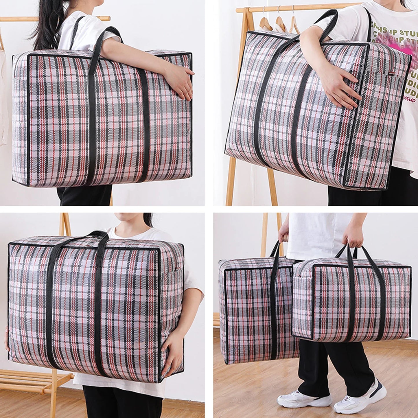 Sac de voyage tissé : Résistant aux rayures et imperméable