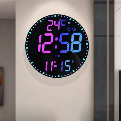 WiFiTime Horloge - Horloge mural LED intelligent avec calendrier