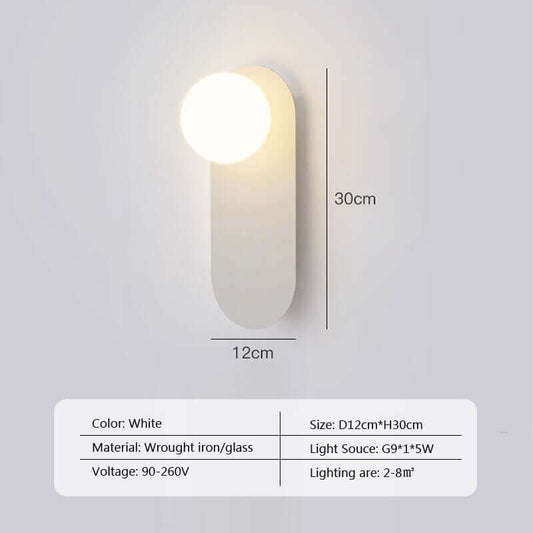 Découvrez l'élégance vintage de l'applique murale en métal et en verre inspirée des années 70.