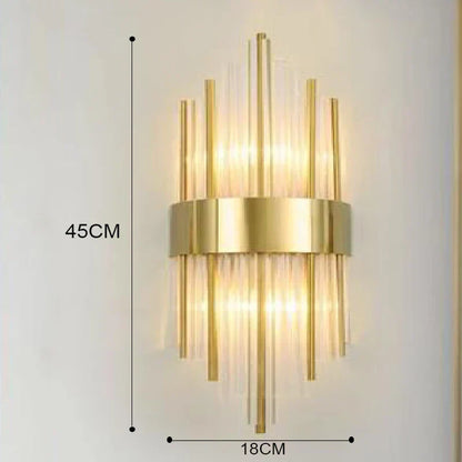 Floroux Elegant LED Wall Sconce | Luxurious Gold Design | Chic Wall Lighting