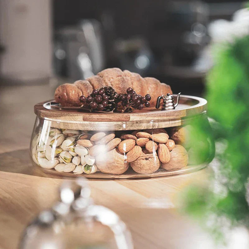 Wood storage container Floroux | Durable storage | Airtight &amp; elegant