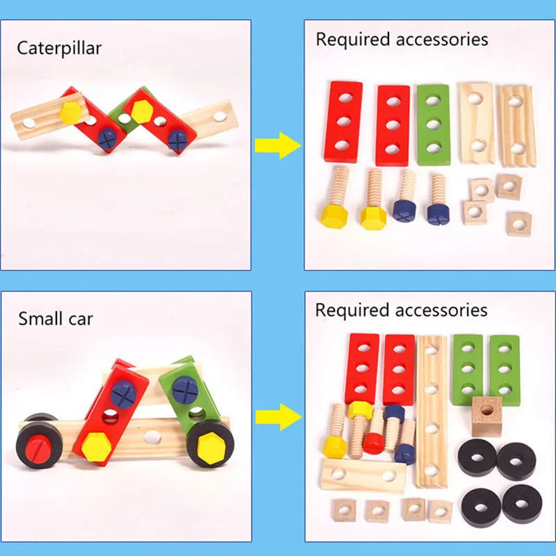 BuilderCraft Set – Ensemble de construction créatif Montessori pour enfants