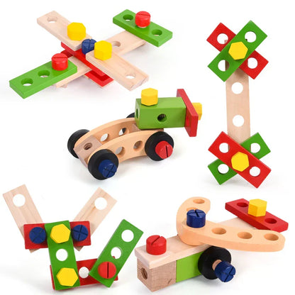 BuilderCraft Set – Ensemble de construction créatif Montessori pour enfants