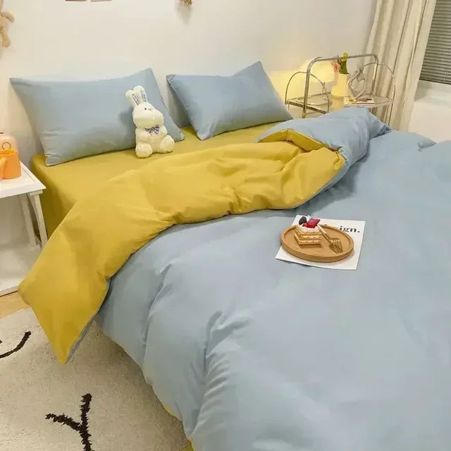 DuoDream Duvet - Housse de couette réversible élégante pour le confort