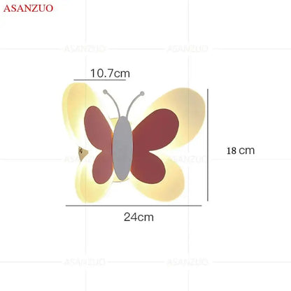 ButterflyGlow – Applique LED en forme de papillon pour la chambre