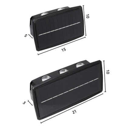 Lampe murale extérieure solaire LED - Étanche