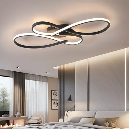 LuxeNoir – Plafonnier LED Moderne et Élégant
