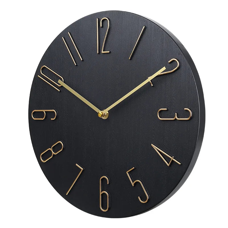SilenceLuxe – Horloge Murale Ultra-Silencieuse et Contemporaine