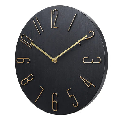 SilenceLuxe – Horloge Murale Ultra-Silencieuse et Contemporaine