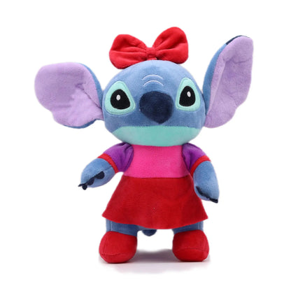 Poupée en peluche Disney Stitch écologique - Animal en peluche doux, 20 cm-25 cm (7,8-9,8 pouces) Cadeau pour les anniversaires des enfants