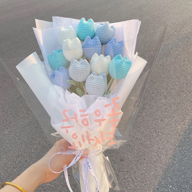 Fleurs au crochet faites main Décor