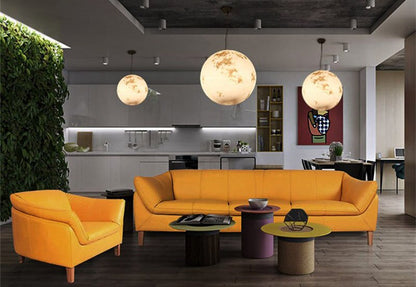 chandelier pleine lune créatif moderne nordique