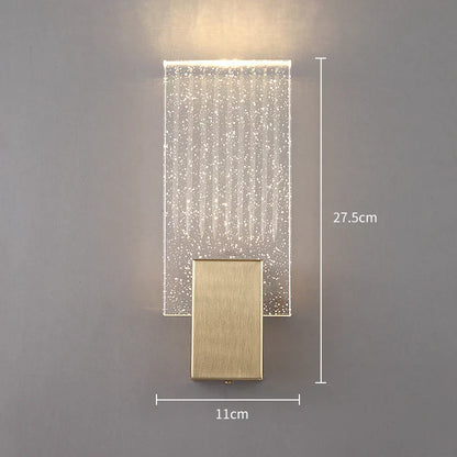 Floroux - Applique LED élégante en cristal pour des accents stylés