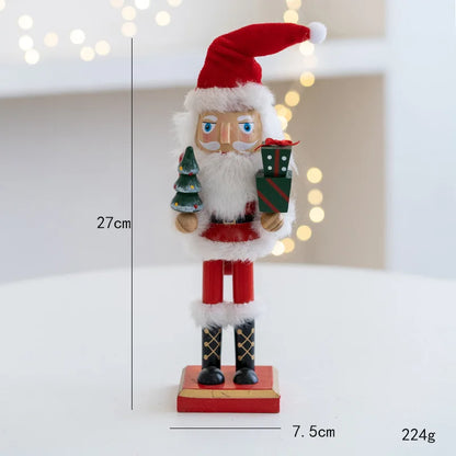 Elfes en bois élégants de Noël – Décoration de Noël intemporelle