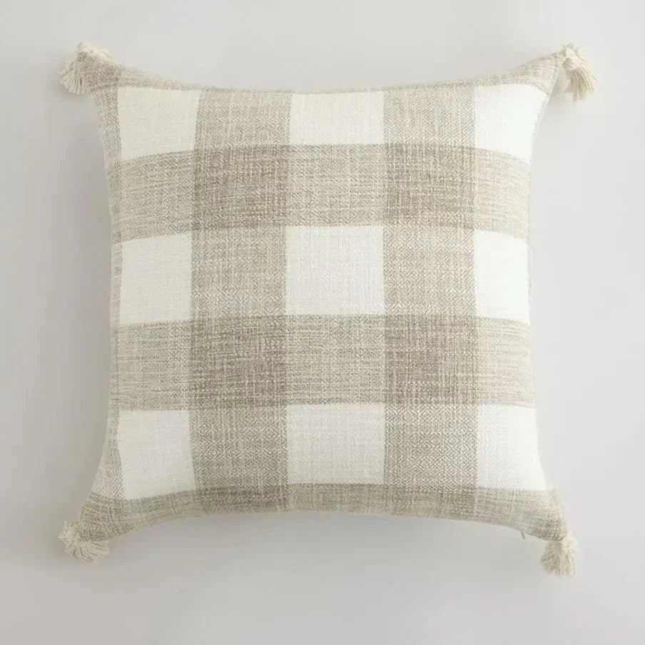 Elegance Loft Housse de coussin - Housse de coussin avec des franges ludiques pour tout intérieur