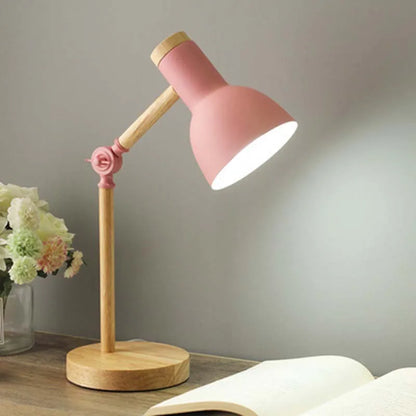 BoisLumi - Lampe LED Créative en Bois Design Scandinave