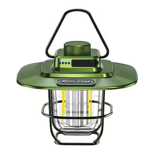Lampe de camping LED rechargeable rétro