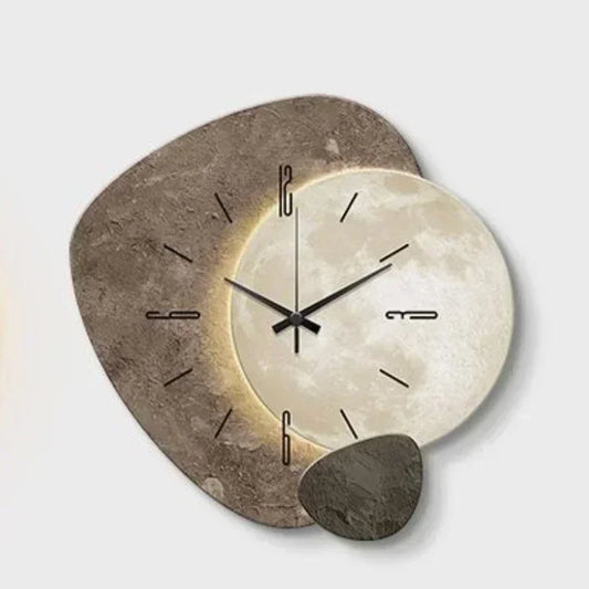 CreamWind Horloge – Horloge mural moderne et élégante avec LED