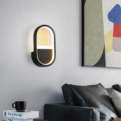 Floroux - Applique LED élégante en fer pour des accents contemporains