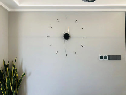 ModernArt Horloge - Horloge Murale Silencieuse pour Minimalisme