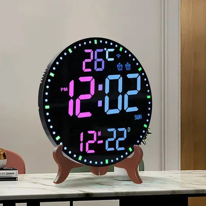 WiFiTime Horloge - Horloge mural LED intelligent avec calendrier