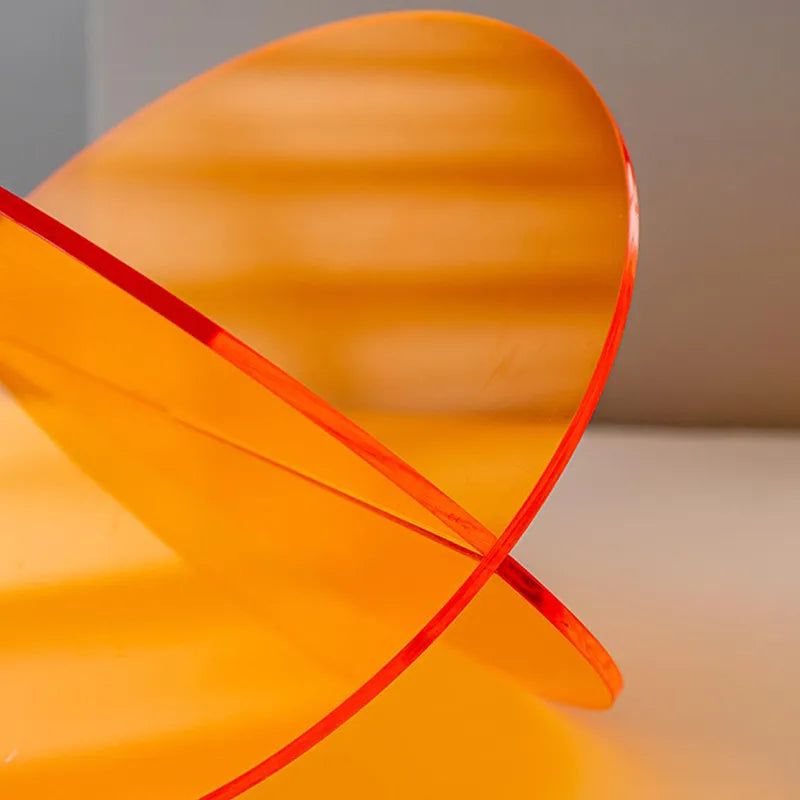 Étagère de rangement en acrylique coloré pour livres