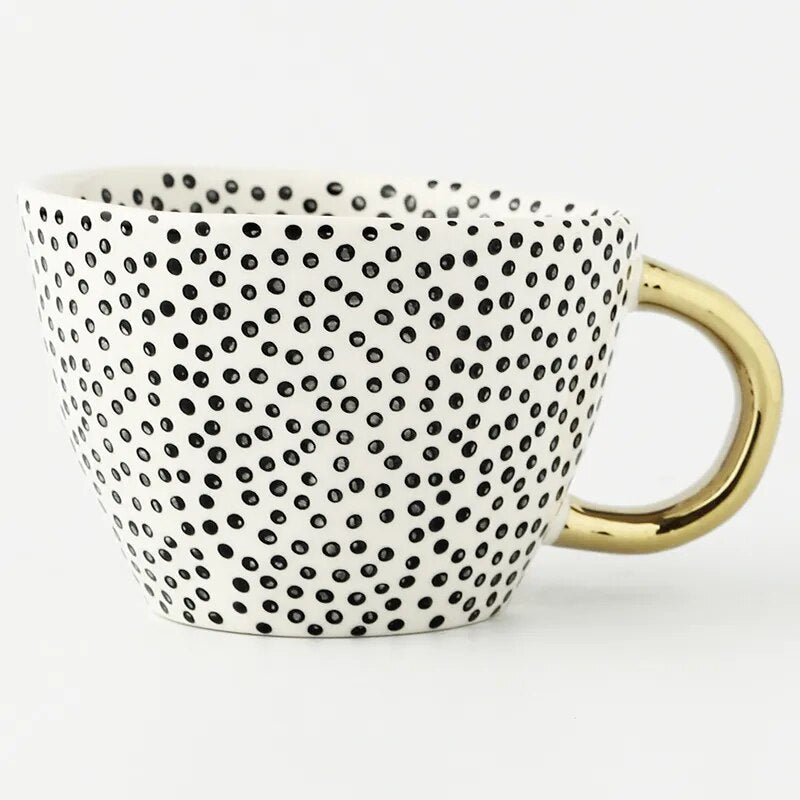 Floroux Designer Cups and Mugs | Elegant Ceramics | Modern Geometric Patterns