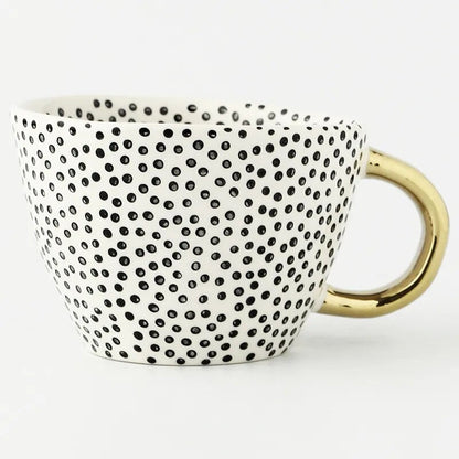 Floroux Designer Cups and Mugs | Elegant Ceramics | Modern Geometric Patterns