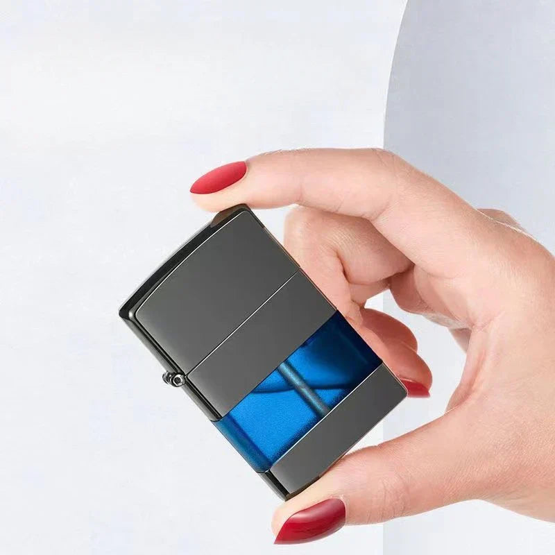 Floroux Briquet à gaz métallique robuste | Design Old School | Durable & Fiable