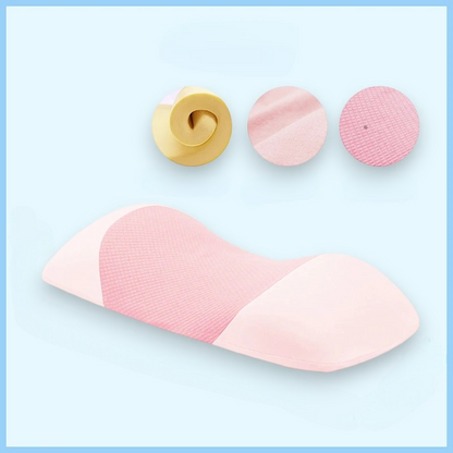 Coussin ergonomique de soutien lombaire en mousse à mémoire de forme – Soutien optimal pour le dos pour les dormeurs sur le dos, idéal pour dormir au lit