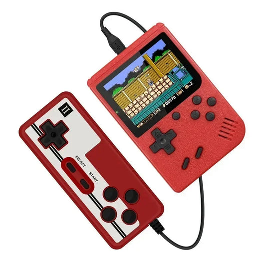 Mini Retro Console de Jeu Portable - Écran LCD de 3,0 Pouces, 500 Jeux 8-Bit Intégrés, Cadeau de Noël Parfait pour les Enfants