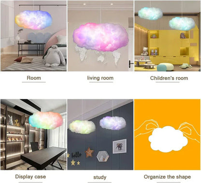 Floroux 3D lumière nuage | Lampe de chambre intelligente | Éclairage LED dimmable | Lumière d'ambiance