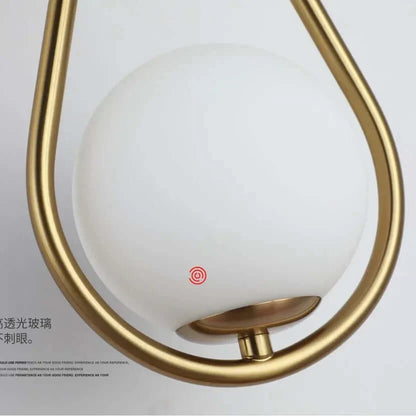 Appliquer Luxueux Verre Boule Applique