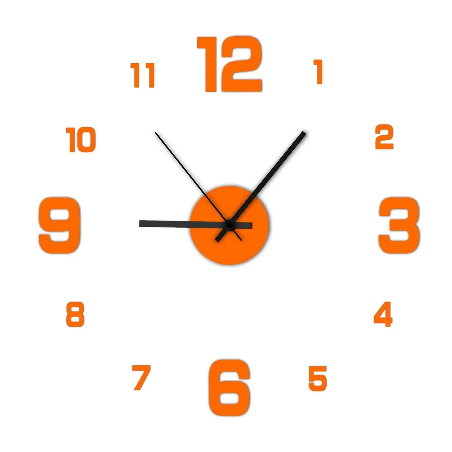 CarréÉlite – Horloge Murale Carrée Élégante et Créative