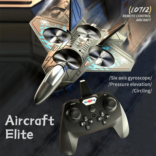 Avion planeur RC EPP Foam 2.4G avec lumières - Avion à détection de gravité pour enfants, facile à piloter