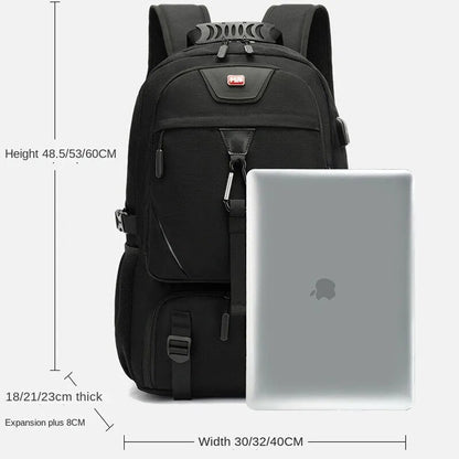 TechTrek Pro Sac à Dos - Sac à Dos avec port de chargement USB pratique