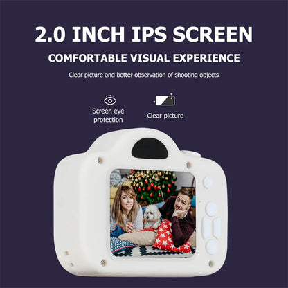 Mini HD Caméra Pour Enfants - Jouet Numérique Portable de Selfie pour Amusement Extérieur, Cadeau de Noël Parfait pour Enfants