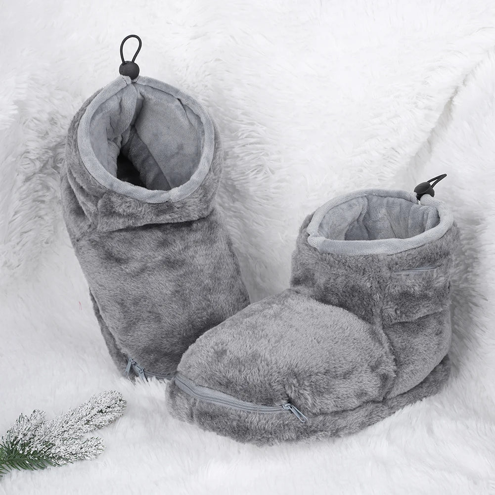 DreamStep Chaussons - Chaussons Électriques USB Chaleureux et Luxueux pour Jours Froids