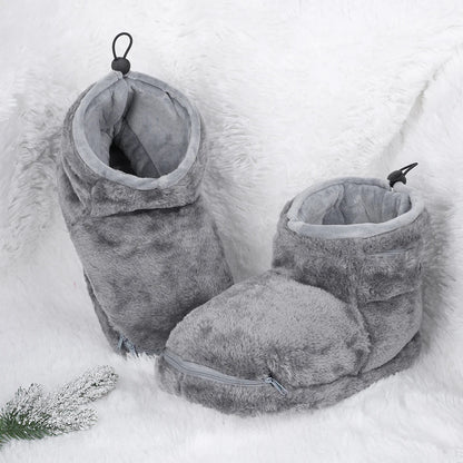 DreamStep Chaussons - Chaussons Électriques USB Chauds et Luxueux pour Jours Froids