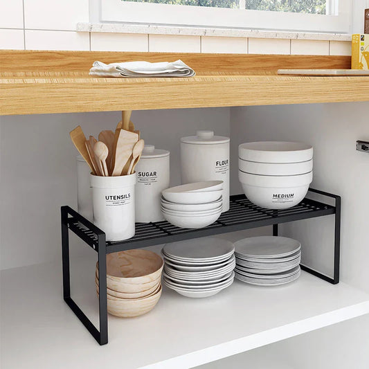 Ustensiles de cuisine rangement étagère