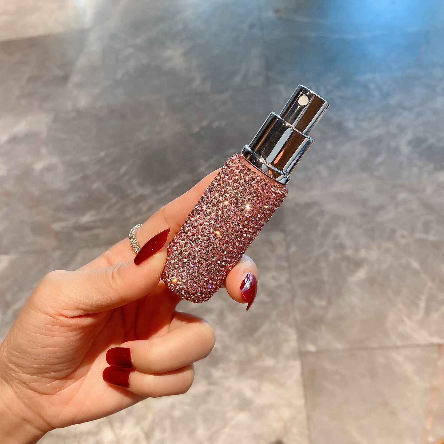 DiamondScent - Flacon de parfum de luxe rechargeable pour le style