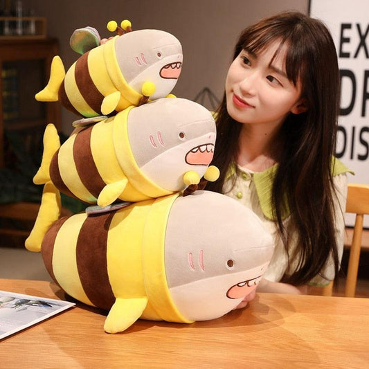 Floroux le requin - Figure en peluche amusante pour un foyer heureux