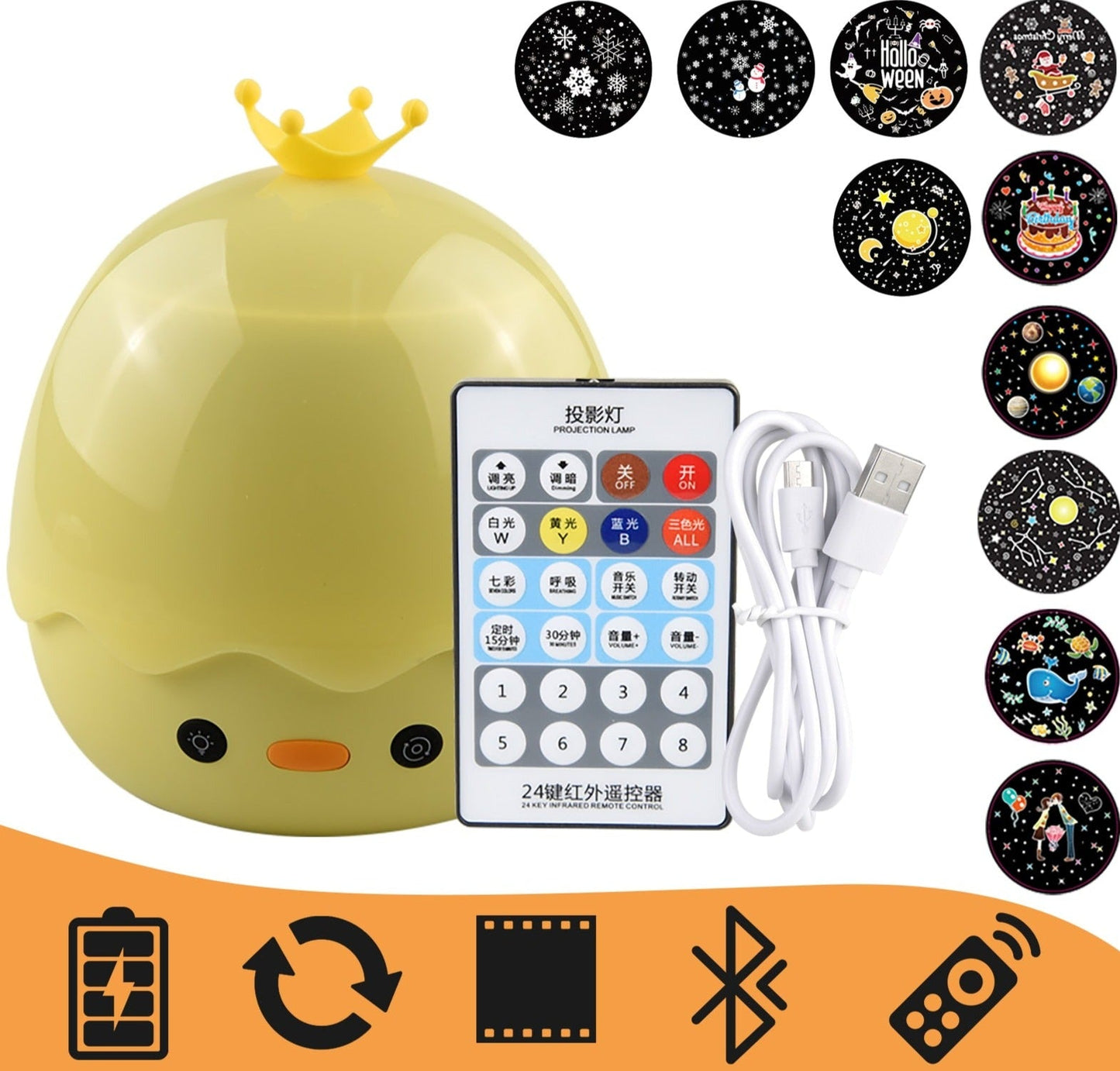 Droomster Projecteur - Ciel Étoilé Magique pour Sommeil et Détente