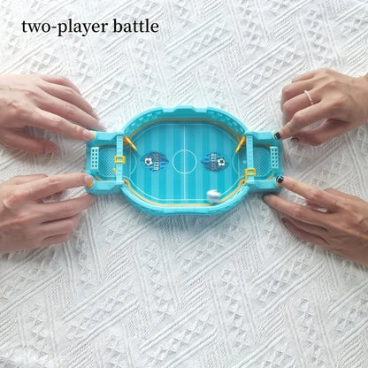 Jeu de football interactif pour enfants - Jeu de table à 2 joueurs, activité parent-enfant, jeu de puzzle portable en bleu/vert